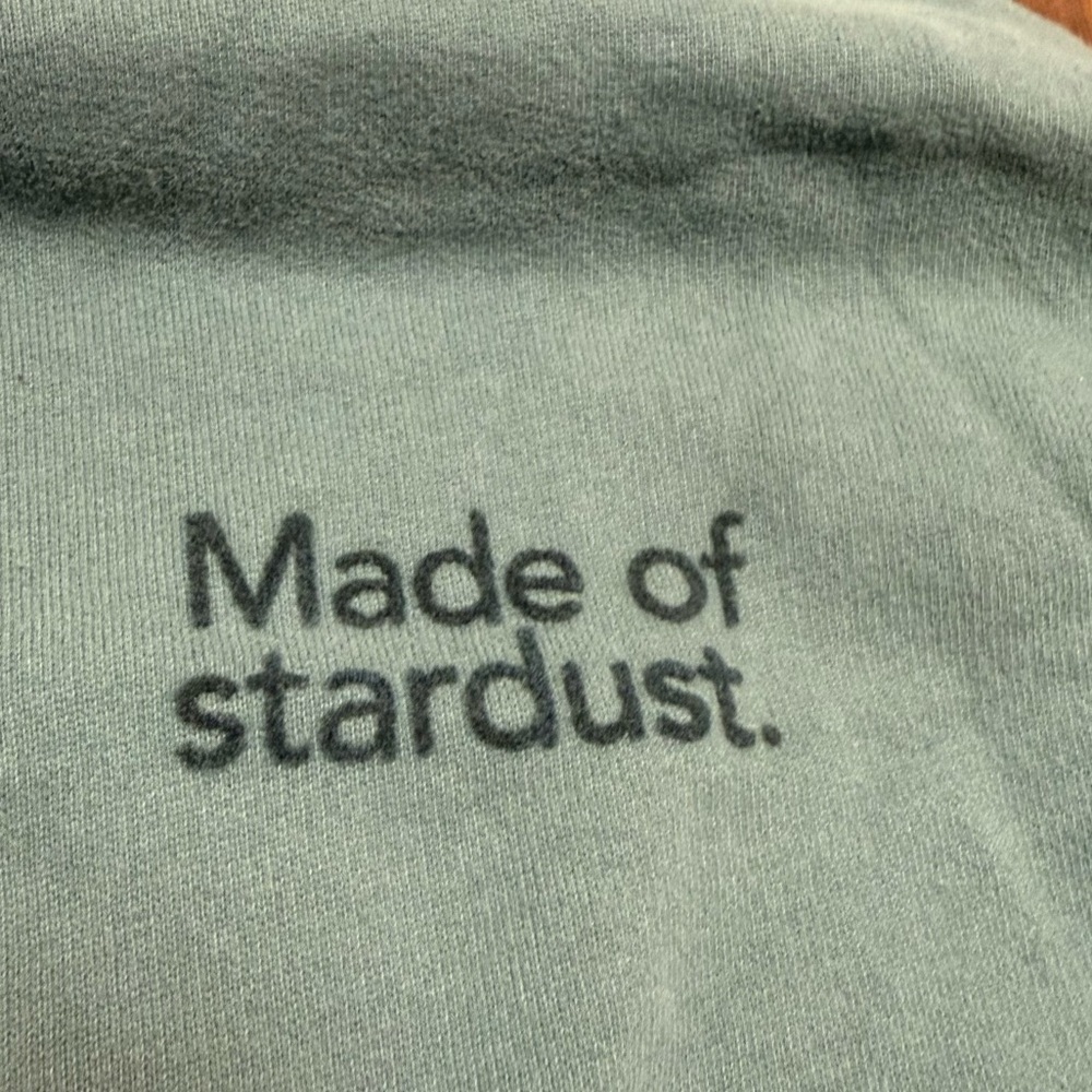 Zara “Made of Stardust” Cropped Sweatshirt | Women’s Large - Picture 4 of 6